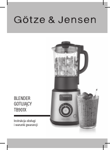 Instrukcja Götze & Jensen TB901X Blender