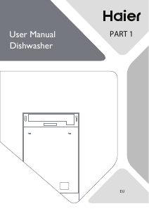 Manual Haier XI1C3TB2FB-80 Dishwasher