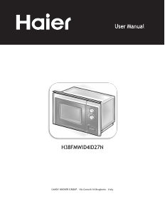 Manual Haier H38FMWID4ID27N Microwave