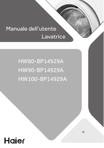 Manuale Haier HW80-BP14929A Lavatrice