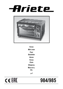 Manual de uso Ariete 984 Bon Cuisine 300 Horno