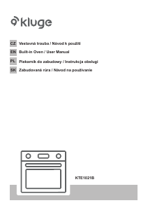 Manual Kluge KTE1021B Oven