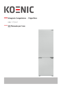 Manuale Koenic KBK 17724 F Frigorifero-congelatore