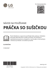 Návod LG FCR9A95WG Práčka so sušičkou