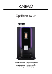Handleiding Animo OptiBean Touch Koffiezetapparaat