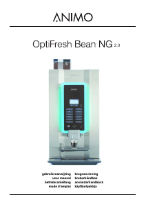 Handleiding Animo OptiFresh Bean NG 2.0 Koffiezetapparaat
