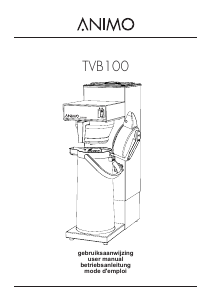 Handleiding Animo TVB100 Koffiezetapparaat
