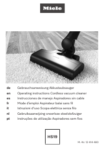 Manual Miele Triflex HX2 125 Gala Edition Vacuum Cleaner