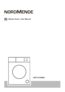 Manual Nordmende WDT14750WH Washer-Dryer