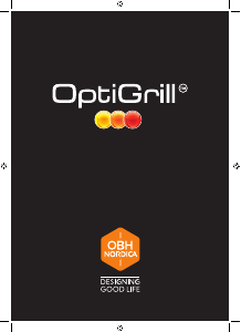 Bruksanvisning OBH Nordica GO708DS0 Optigrill Kontaktgrill