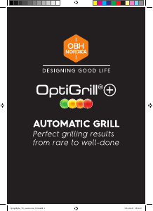 Manual OBH Nordica GO712DS0 Optigrill+ Contact Grill