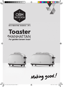 Manual OBH Nordica 2720 Manhattan Toaster