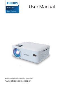 Manual Philips NPX100 NeoPix 100 Projector