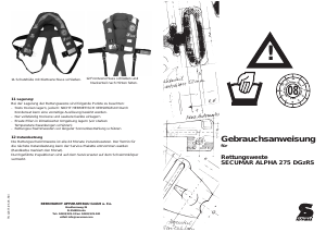 Bedienungsanleitung Secumar Alpha 275 DGzRS Rettungsweste