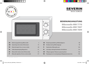 Руководство Severin MW 7770 Микроволновая печь