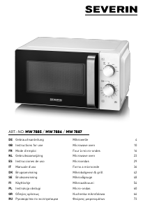 Manual Severin MW 7885 Micro-onda