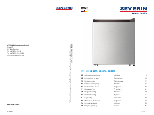 Mode d’emploi Severin KB 8877 Réfrigérateur