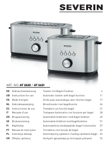 Manual Severin AT 2621 Toaster