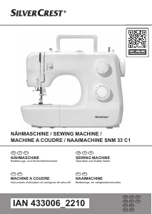 Handleiding SilverCrest IAN 433006 Naaimachine