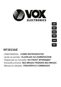 Manual Vox NF3833AE Frigorífico combinado