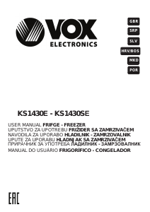 Manual Vox KS1430SE Frigorífico