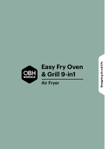 Manual OBH Nordica FW5018S0 Easy Fry Oven & Grill 9in1 Deep Fryer