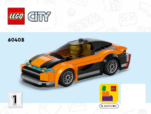 Bruksanvisning Lego set 60408 City Biltransport med sportbilar