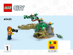 Manuál Lego set 60425 City Hydroplán na průzkum džungle