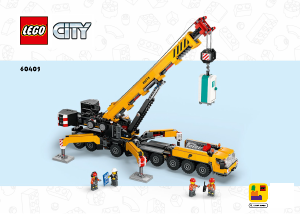 Instrukcja Lego set 60409 City Żółty ruchomy żuraw