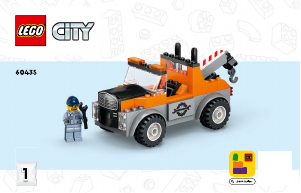 Manual de uso Lego set 60435 City Camión Grúa y Reparación del Deportivo