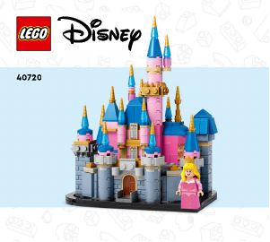 Manual Lego set 40720 Disney Mini Disney sleeping beauty castle