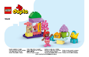 Návod Lego set 10420 Duplo Ariel a Šupinka – stánok s kávou