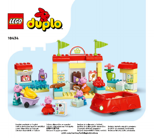 Bruksanvisning Lego set 10434 Duplo Greta Gris – Stormarknad