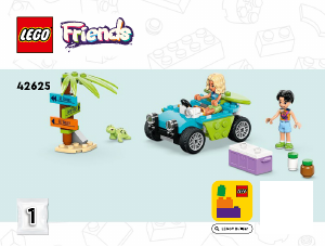 Návod Lego set 42625 Friends Plážový stánok so smoothies