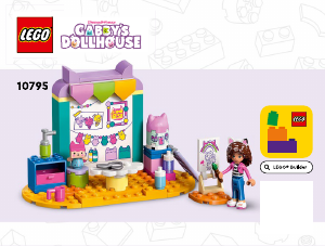 Használati útmutató Lego set 10795 Gabbys Dollhouse Barkácsolás Pici Dobozzal