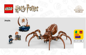 Manual Lego set 76434 Harry Potter Aragog in the forbidden forest