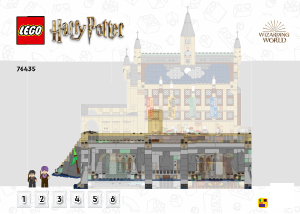 Manuale Lego set 76435 Harry Potter Castello di Hogwarts: Sala Grande