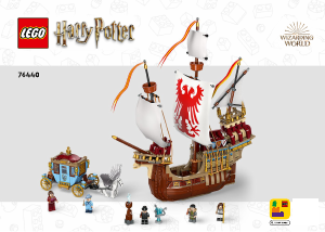 Manuál Lego set 76440 Harry Potter Turnaj tří kouzelníků: Příjezd