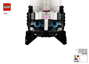 Manual Lego set 21349 Ideas Tuxedo cat