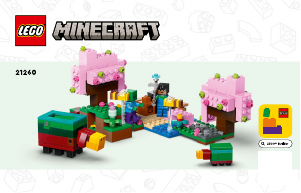 Kullanım kılavuzu Lego set 21260 Minecraft Kiraz Çiçeği Bahçesi