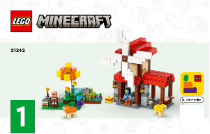 Manual Lego set 21262 Minecraft A Quinta dos Moinhos