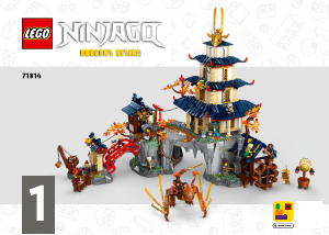 Manual Lego set 71814 Ninjago Cidade do Templo do Torneio