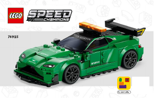 Manual Lego set 76925 Speed Champions Aston Martin safety car & AMR23