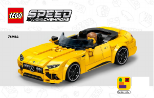 Manual Lego set 76924 Speed Champions Mercedes-AMG G 63 & Mercedes-AMG SL 63