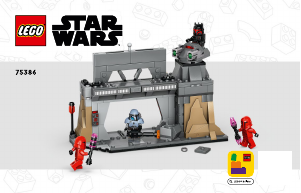 Посібник Lego set 75386 Star Wars Бій «Паз Візсла й Мофф Ґідеон»