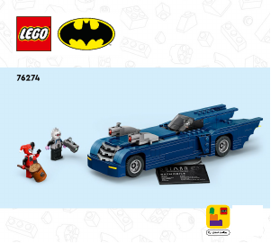 Kullanım kılavuzu Lego set 76274 Super Heroes Batmobile ile Batman, Harley Quinn ve Mr. Freeze’e Karşı