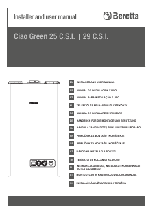 Manual Beretta Ciao Green 25 CSI Cazan de incalzire centrala
