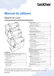 Manual Brother X40s Mașină de cusut