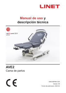 Manual de uso Linet AVE2 Cama de hospital