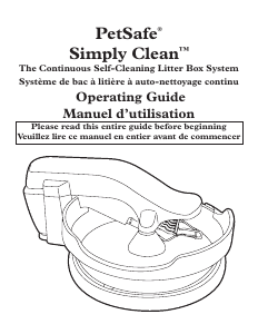 Mode d’emploi PetSafe PAL17-10786 Simply Clean Bac à litière